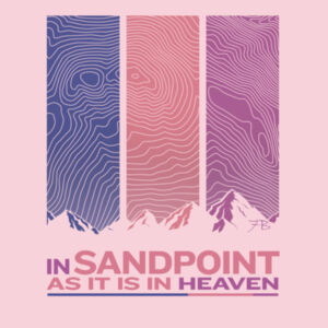 In Sandpoint as it is in Heaven  - Youth Heavy Blend Hooded Sweatshirt Design