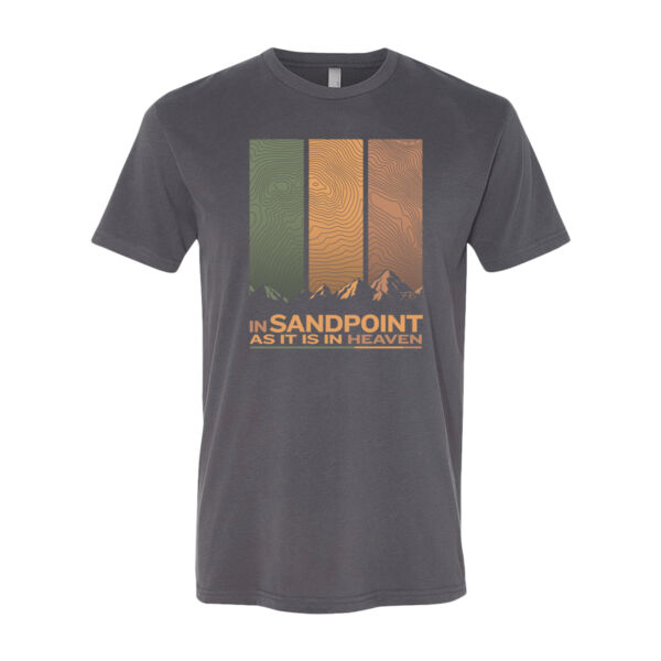 In Sandpoint as it is in Heaven - Sueded T-Shirt Thumbnail