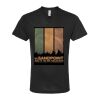 Unisex Poly-Rich V-Neck T-Shirt Thumbnail
