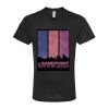 Unisex Poly-Rich V-Neck T-Shirt Thumbnail